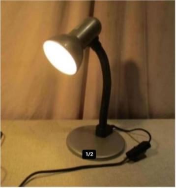 Lampe de bureau rétro Prima avec col flexible