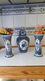 DELFTS (3 STUKKEN) Oud Maastricht, Antiek en Kunst, Antiek | Keramiek en Aardewerk, Ophalen of Verzenden