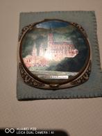 Antieke poederdoos met spiegel, Antiek en Kunst, Curiosa en Brocante, Ophalen of Verzenden