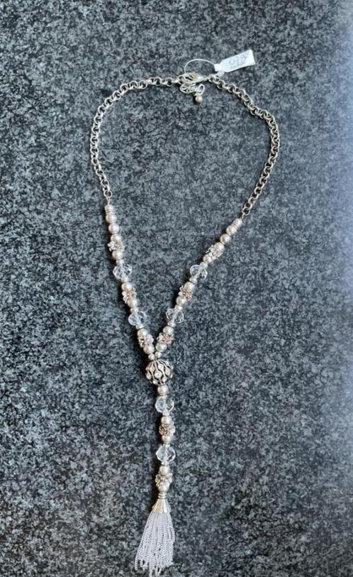 Mooie halsketting van Bijou Brigitte, Handtassen en Accessoires, Kettingen, Zo goed als nieuw, Overige materialen, Zilver, Ophalen of Verzenden
