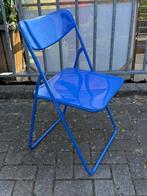 Vintage klapstoel TED Ikea Niels Gammelgaard, Ophalen, Blauw, Eén, Metaal