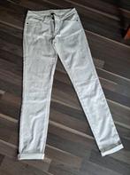 Astrid Bryan, broek wit, subtiele slangenprint, M, Maat 38/40 (M), Wit, Astrid Bryan, Ophalen of Verzenden