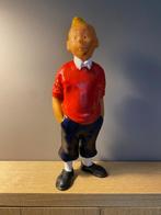 TINTIN -  Ancien Pouet Tintin rare avec sont pull rouge 1960, Collections, Tintin, Utilisé, Enlèvement ou Envoi