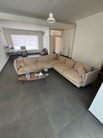 Hoeksalon 3 zit + 3 zit, Ophalen, Gebruikt, Stof, Modern
