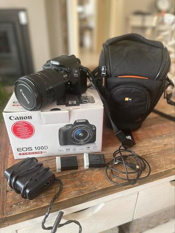 Canon 100D + 18-135mm lens beschikbaar voor biedingen