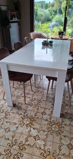 Table blanche, Huis en Inrichting, Tafels | Eettafels, Ophalen, Gebruikt