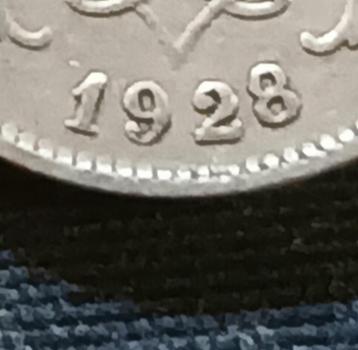 Misslag: 5 cent 1928 FR ('8' hoger geslagen) - Albert I beschikbaar voor biedingen