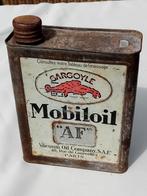 Rare bidon d'huile Mobiloil AF vers 1930, Comme neuf, Enlèvement ou Envoi