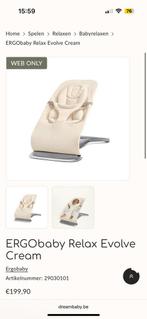 ErgoBaby relax evolve cream, Kinderen en Baby's, Wipstoeltjes, Gebruikt, Wipstoel, Met gordel(s) of riempje(s), Ophalen