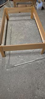 Bed twijfelaar hout, Huis en Inrichting, Ophalen, Gebruikt, Twijfelaar