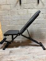 Verstelbare fitnessbank +2 verstelbare dumbbells in topstaat, Sport en Fitness, Fitnessmaterialen, Ophalen, Zo goed als nieuw