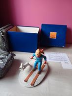 Tintin ski leblon moulinsart, Collections, Comme neuf, Tintin, Statue ou Figurine, Enlèvement ou Envoi