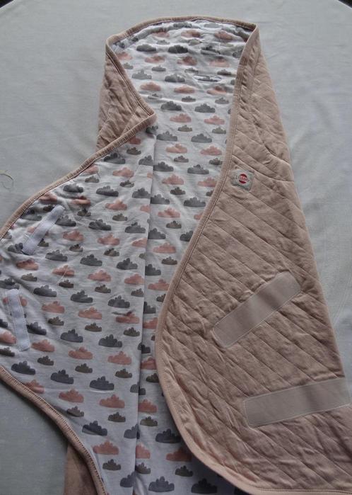 Prachtig wikkeldeken van Lodger met roze wolkjes, Kinderen en Baby's, Dekens, Slaapzakjes en Inbakerproducten, Zo goed als nieuw