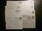 België Lot van 8 omslagen met ster-stempels, Postzegels en Munten, Verzenden