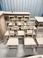 Set van 10 stoelen van Herve, zelf geairbrusht, Ophalen, Zo goed als nieuw