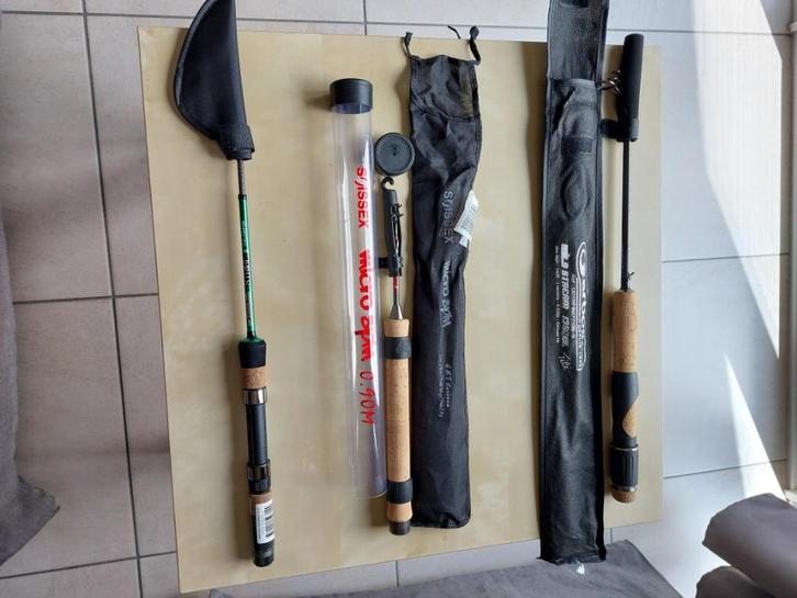 3 mini cannes UL de voyage neuves (Swissex & Garbolino), Watersport en Boten, Hengelsport | Roofvissen, Nieuw, Ophalen