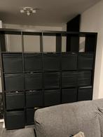 Ikea kallax kast met mandjes, Huis en Inrichting, Woonaccessoires | Kamerschermen, Ophalen, Zo goed als nieuw