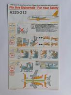 Condor Berlin Safety card Airbus A320-212