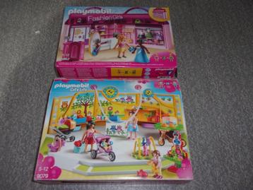 PLAYMOBIL; baby en kleding winkel. beschikbaar voor biedingen