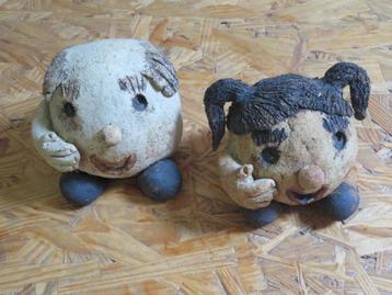 Keramische beeldjes /koppel beschikbaar voor biedingen