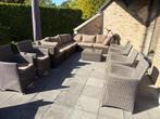 Tuinset: Lounge met 8 zetels en opbergkoffer incl. kussens, Tuin en Terras, Ophalen, Tuinset