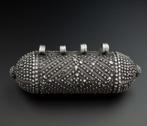 Antieke Zilveren Jemen Hirz Amulet Capsule Hanger, Ophalen of Verzenden, Zilver, Hanger