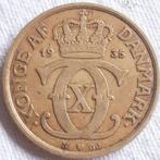 DENEMARKEN: RARE 1 KRONE 1935 KM 824.2 Cat.Krause 100$ in VF, Postzegels en Munten, Verzenden, Overige landen, Losse munt