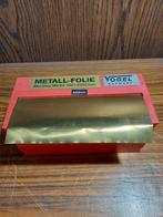 Metall-folie  Messing MS 63 150x2000 mm - nog 2 m op de rol, Doe-het-zelf en Bouw, Ophalen, Nieuw, Overige typen