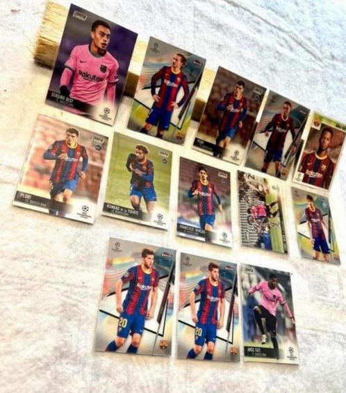 Topps Champions League Barcelona 2020-21 - 13 X - Chrome, Collections, Articles de Sport & Football, Comme neuf, Cartes de joueur