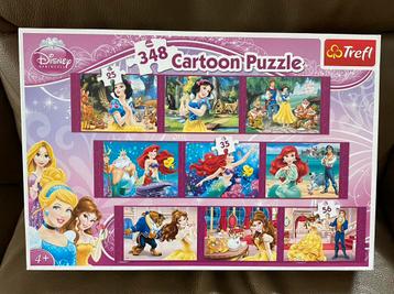  Disney Princess . 9 puzzels in 1  / + 4 jaar In TOPSTAAT beschikbaar voor biedingen