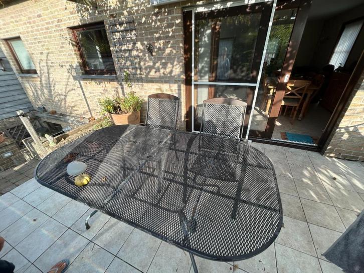 Tuintafel en stoelen Royal Garden, Tuin en Terras, Tuintafels, Gebruikt, Ophalen