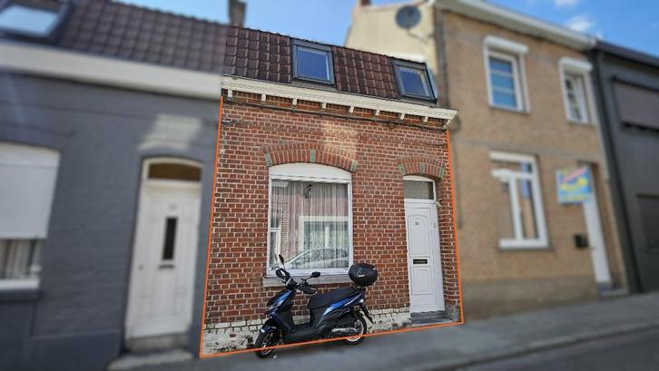 Maison robuste deux chambres - possibilité garage arrière, Immo, Huizen en Appartementen te koop, Provincie Henegouwen, tot 200 m²