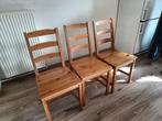 3 houten stoelen - gratis op te halen, Ophalen, Gebruikt