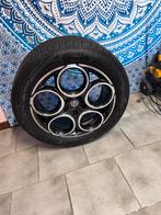 Jantes Alfa Romeo 18 pouces neuves, pneus neufs roulés 50km, Auto-onderdelen, Banden en Velgen, Ophalen, Nieuw, 18 inch, Band(en)