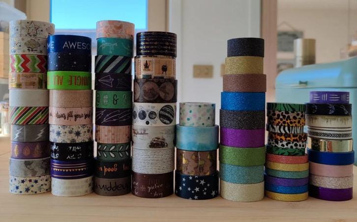 washi tape, Hobby en Vrije tijd, Scrapbooking, Zo goed als nieuw, Ophalen