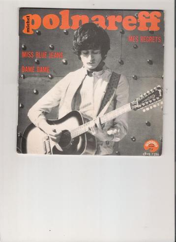 Michel Polnareff - Miss blue-Jeans - Mes regrets - Dame Dame, CD & DVD, Enlèvement ou Envoi, Utilisé, Pop, 7 pouces