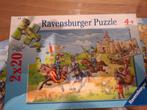 Puzzel ridders 2 x 20stuks, Ophalen of Verzenden
