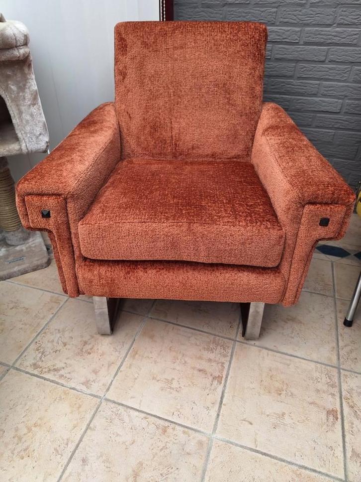 Wipzetel, Huis en Inrichting, Fauteuils, Zo goed als nieuw, Stof, Ophalen