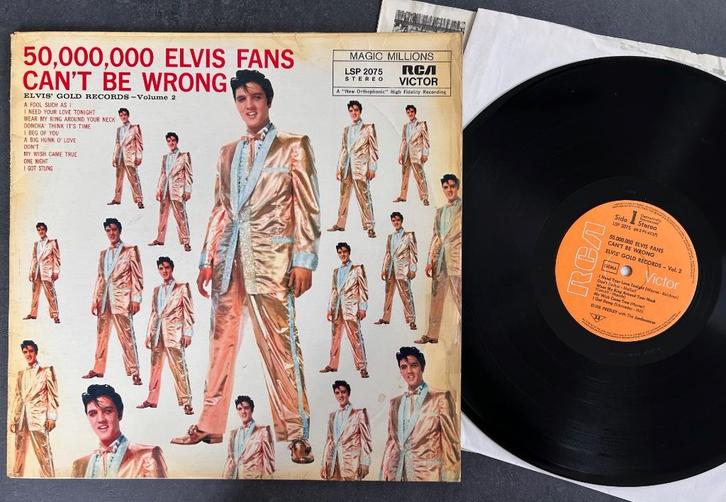 ELVIS PRESLEY - 50.000.000 Elvis fans can't be wrong ( LP ), Cd's en Dvd's, Vinyl | Rock, Rock-'n-Roll, 12 inch, Verzenden