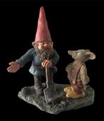 Figurine gnome et souris " David le gnome ", Verzamelen, Ophalen of Verzenden, Gebruikt, Fantasy