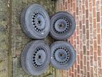 Winterbanden Dunlop met velgen 185/60R15, Auto-onderdelen, Banden en Velgen, Ophalen, Gebruikt, Banden en Velgen, Winterbanden