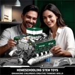 Mould King |  V8 Motorbouwset | Twin Turbo | Nieuw, -, Verzenden, -, Overige typen