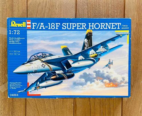 Revell FA 18F Super Hornet 1/72, Hobby & Loisirs créatifs, Modélisme | Avions & Hélicoptères, Comme neuf, Revell, Enlèvement ou Envoi