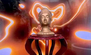 EXTRAORDINARY THAIS BUDDHA STATUE IN BRONZE 30CM beschikbaar voor biedingen