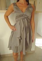 Belle robe couleur champagne, Comme neuf, Taille 36 (S), Envoi