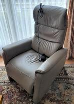 Lederen relaxzetel, Huis en Inrichting, Fauteuils, Ophalen, Gebruikt, Leer