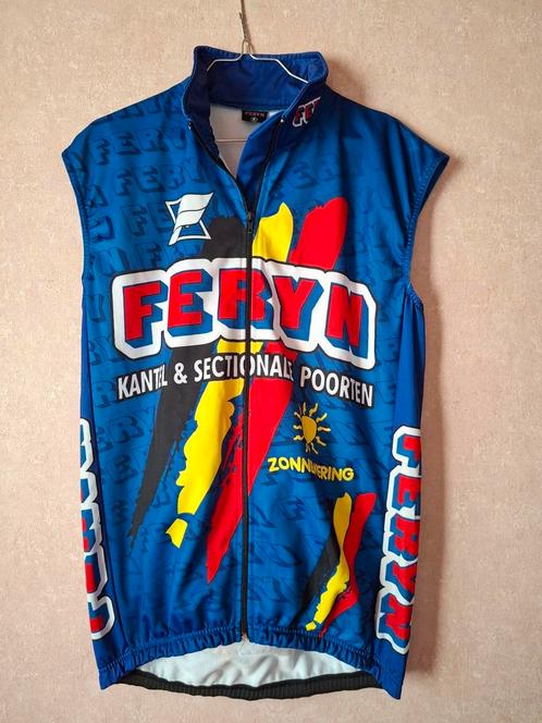 Vintage Feryn Wielertrui - Maat 6 - Retro Koersshirt België, Fietsen en Brommers, Fietsaccessoires | Fietskleding, Gebruikt, Dames