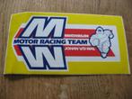 Sticker Motor Racing Team Michelin, Verzamelen, Ophalen of Verzenden, Zo goed als nieuw, Auto of Motor