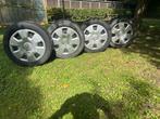 Velgen van 4 plaatstaal VW Polo Seat Ibiza Skoda Fabia 5/100, Ophalen, Gebruikt