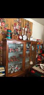 Buffet kastje met glas en twee deurtjes, Antiek en Kunst, Curiosa en Brocante, Ophalen